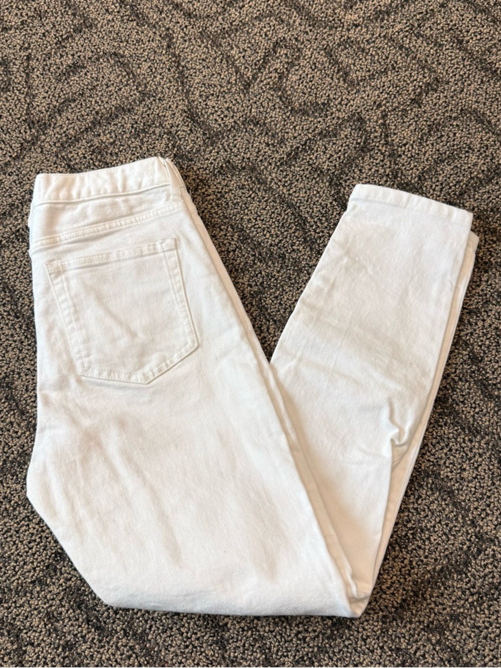 Everlane White High Rise Skinny Jeans